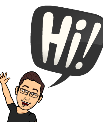 a man emoji waving and a big 